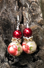 Load image into Gallery viewer, Tensha Bead and Crystal Earrings
