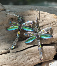 Load image into Gallery viewer, Dragonfly Beaded Earrings
