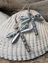 Load image into Gallery viewer, Dragonfly Beaded Earrings