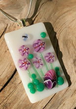 Load image into Gallery viewer, Purple Blooms with Dragonfly