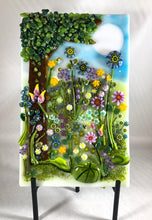 Load image into Gallery viewer, Early Spring Meadow Fused Glass Panel