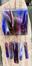 Load image into Gallery viewer, Cranberry Streaky Wind Chimes