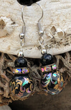 Load image into Gallery viewer, Tensha Bead and Crystal Earrings