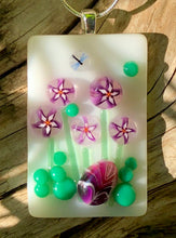 Load image into Gallery viewer, Purple Blooms with Dragonfly
