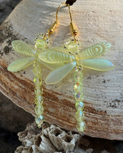 Load image into Gallery viewer, Dragonfly Beaded Earrings