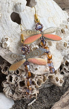 Load image into Gallery viewer, Dragonfly Beaded Earrings