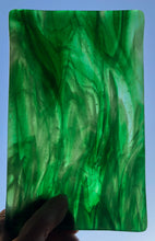 Load image into Gallery viewer, Green and White Streaky - Fused Glass Dish