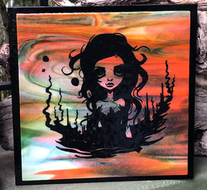 Black Water Hattie - 10” Art Panel