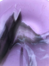 Load image into Gallery viewer, NeoLavender, Amethyst & White - 10” Fused Glass Bowl