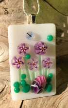 Load image into Gallery viewer, Purple Blooms with Dragonfly