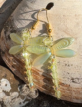 Load image into Gallery viewer, Dragonfly Beaded Earrings