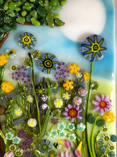 Load image into Gallery viewer, Early Spring Meadow Fused Glass Panel