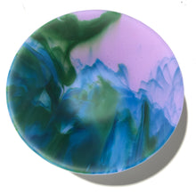 Load image into Gallery viewer, NeoLavender, Jade & Azure Blue Opal - 10” Fused Glass Bowl