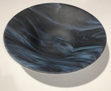 Load image into Gallery viewer, Deep Purple &amp; Powder Blue Streaky - 10” Fused Glass Bowl