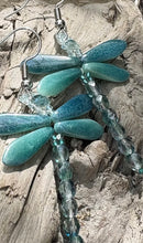 Load image into Gallery viewer, Dragonfly Beaded Earrings