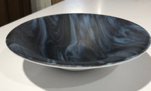 Load image into Gallery viewer, Deep Purple &amp; Powder Blue Streaky - 10” Fused Glass Bowl