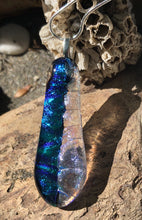 Load image into Gallery viewer, Wintry Dichroic Column Pendant