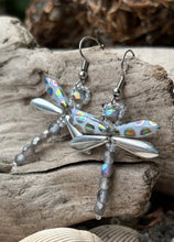 Load image into Gallery viewer, Dragonfly Beaded Earrings