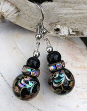 Load image into Gallery viewer, Tensha Bead and Crystal Earrings
