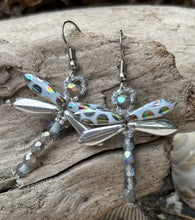 Load image into Gallery viewer, Dragonfly Beaded Earrings