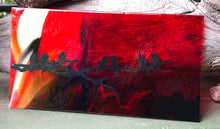 Load image into Gallery viewer, Sunset Birds Fused Glass Panel