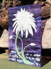 Load image into Gallery viewer, White Bloom on Purple