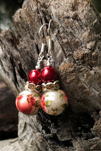 Load image into Gallery viewer, Tensha Bead and Crystal Earrings