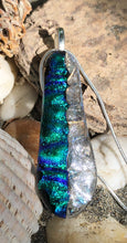 Load image into Gallery viewer, Wintry Dichroic Column Pendant