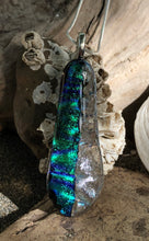 Load image into Gallery viewer, Wintry Dichroic Column Pendant
