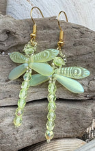 Load image into Gallery viewer, Dragonfly Beaded Earrings