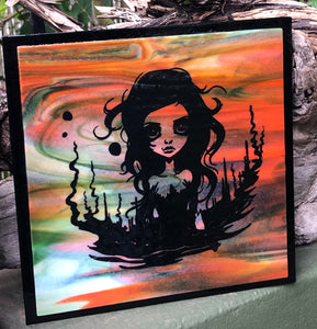 Black Water Hattie - 10” Art Panel
