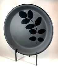 Load image into Gallery viewer, Matte Black Foliage - Fused Glass Dish