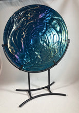 Load image into Gallery viewer, Iridescent Sea Blue Mermaids - Fused Glass Art