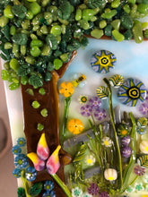 Load image into Gallery viewer, Early Spring Meadow Fused Glass Panel