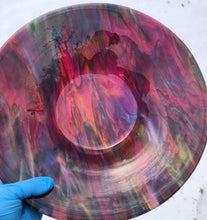 Load image into Gallery viewer, Cranberry Streaky  14” Bowl