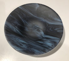 Load image into Gallery viewer, Deep Purple &amp; Powder Blue Streaky - 10” Fused Glass Bowl