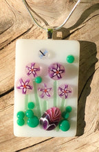 Load image into Gallery viewer, Purple Blooms with Dragonfly
