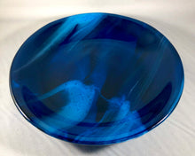 Load image into Gallery viewer, Fused Glass - Copper Blue Streaky Bowl