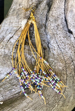 Load image into Gallery viewer, Cattails Leather Earrings - Monet’s Garden