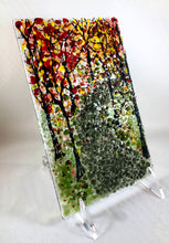 Load image into Gallery viewer, Autumn Walk Fused Glass Art Panel