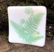 Load image into Gallery viewer, Ferns Fused Glass Small Dish