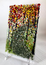Load image into Gallery viewer, Autumn Walk Fused Glass Art Panel