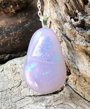 Load image into Gallery viewer, Lavender Dichroic Glass Pendant