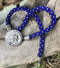 Load image into Gallery viewer, Kumihimo Necklace - Blue Fairy