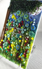 Load image into Gallery viewer, Moonlit Meadow Fused Glass Art Panel