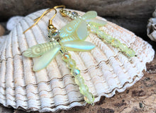 Load image into Gallery viewer, Dragonfly Beaded Earrings
