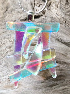 Dichroic Cluster - Multicolored on clear