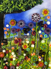 Load image into Gallery viewer, Lush Meadow Fused Glass Art Panel