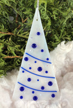Load image into Gallery viewer, Holiday ornaments - Blue Sparkle