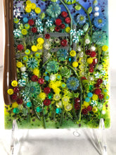 Load image into Gallery viewer, Moonlit Meadow Fused Glass Art Panel